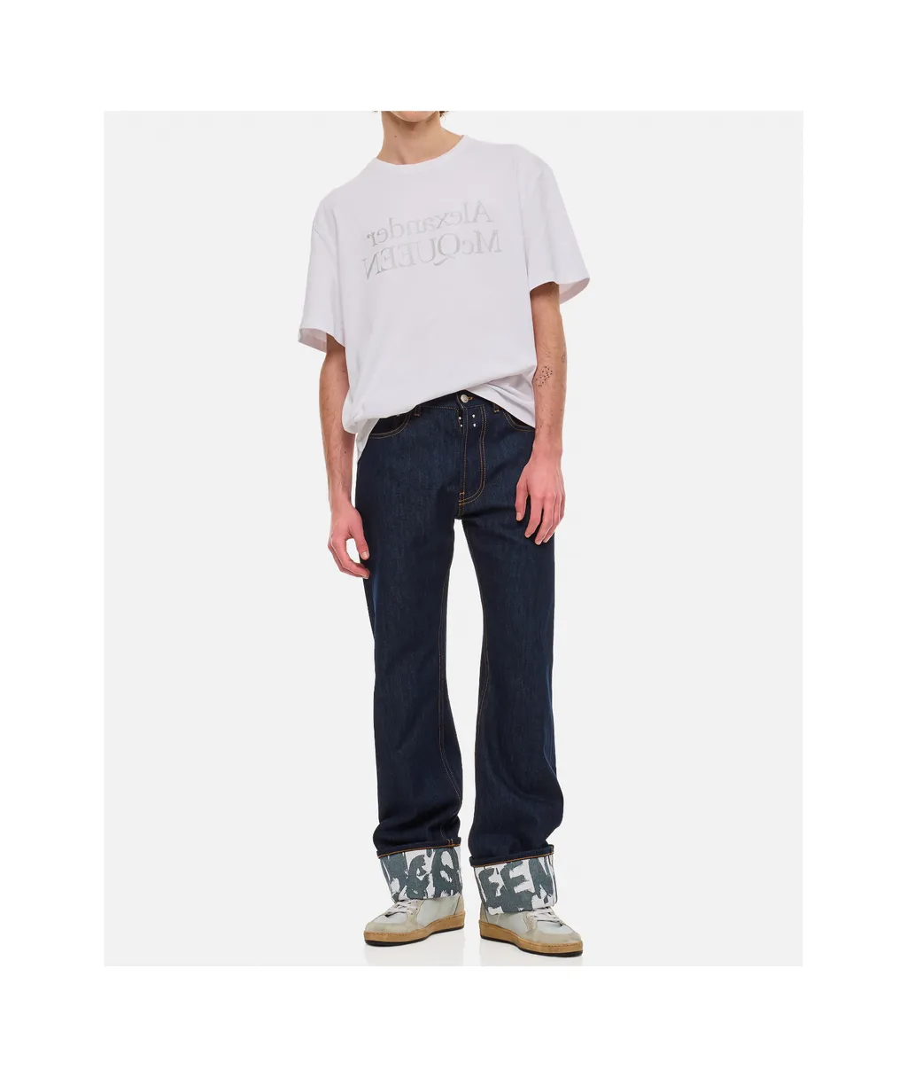 Graffiti Straight Jeans