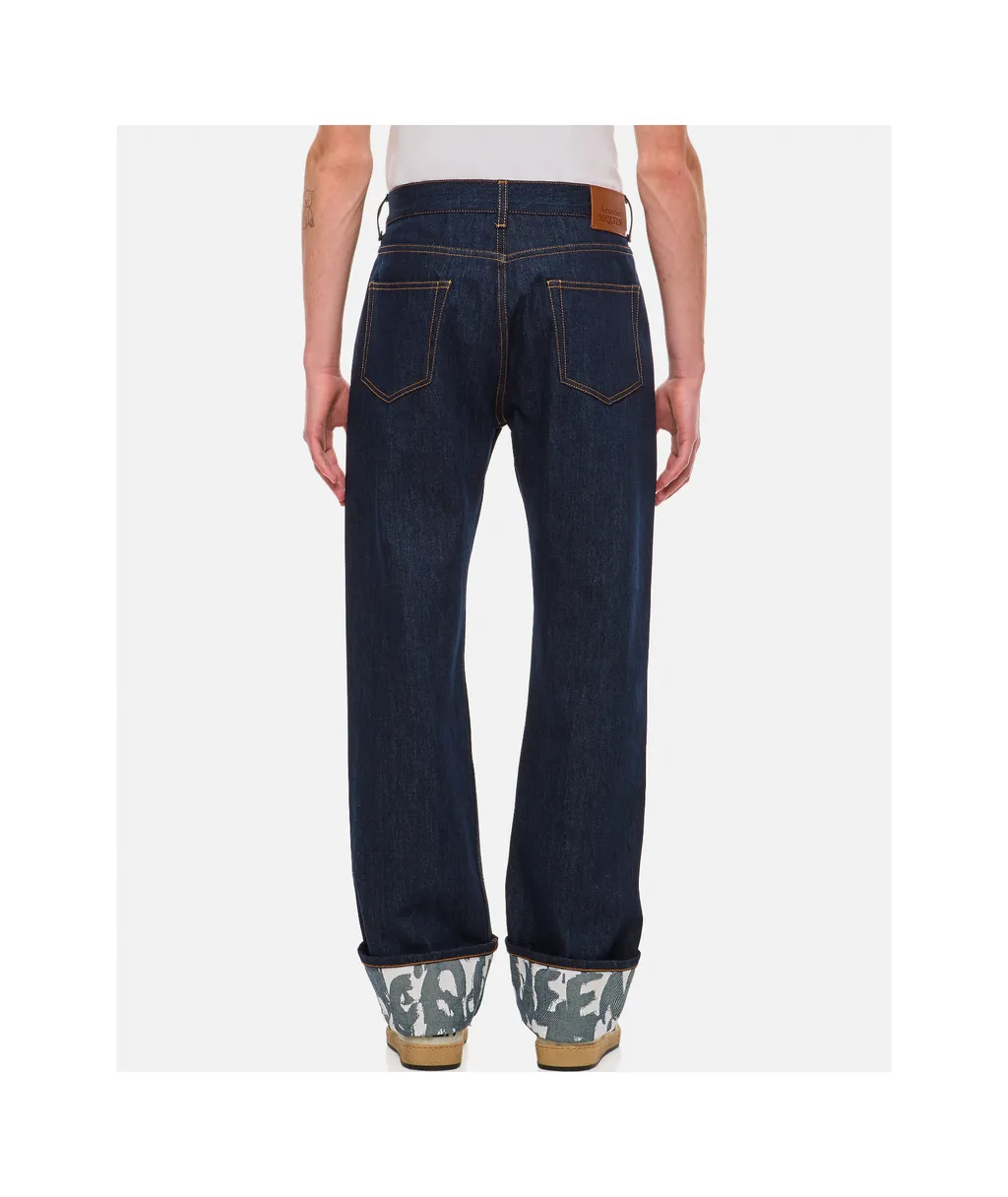 Graffiti Straight Jeans