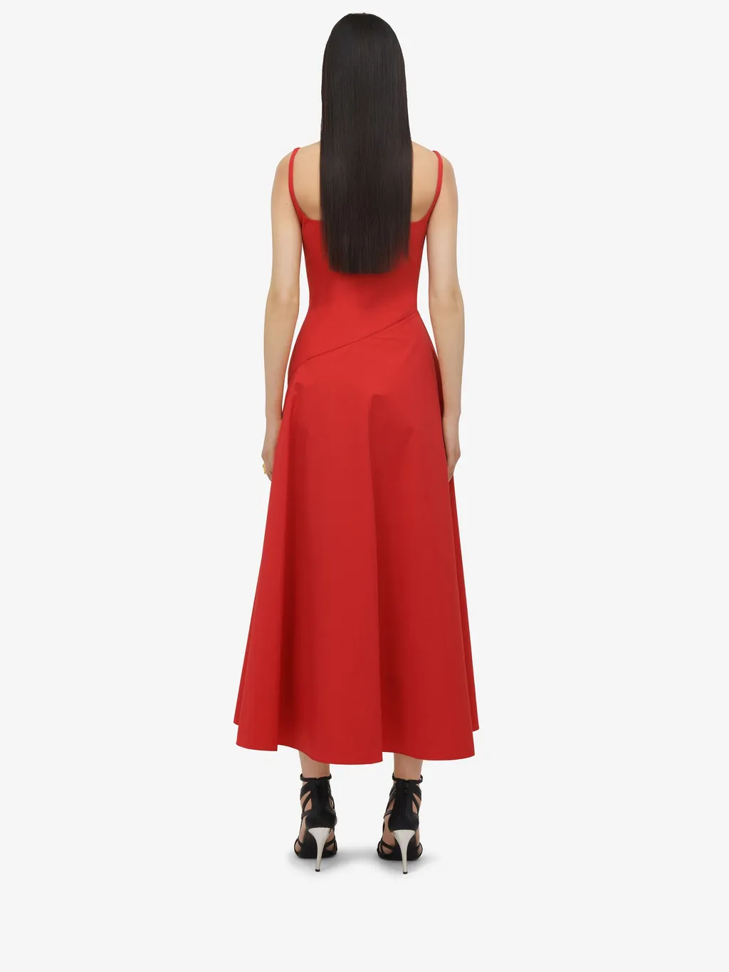 Flare Detailed Sleeveless Dress