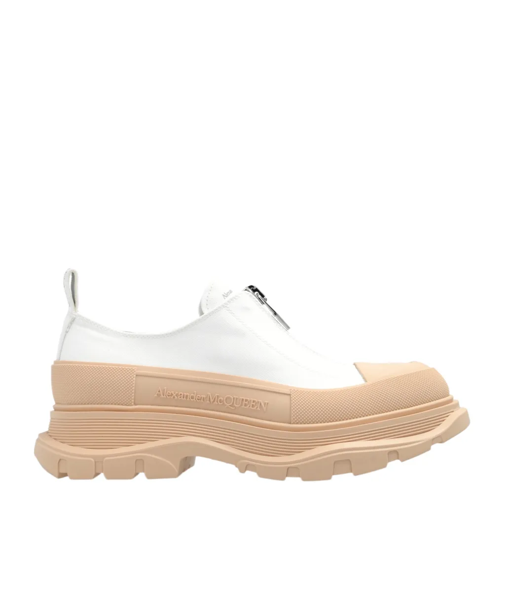 Zipped Platform Sneakers