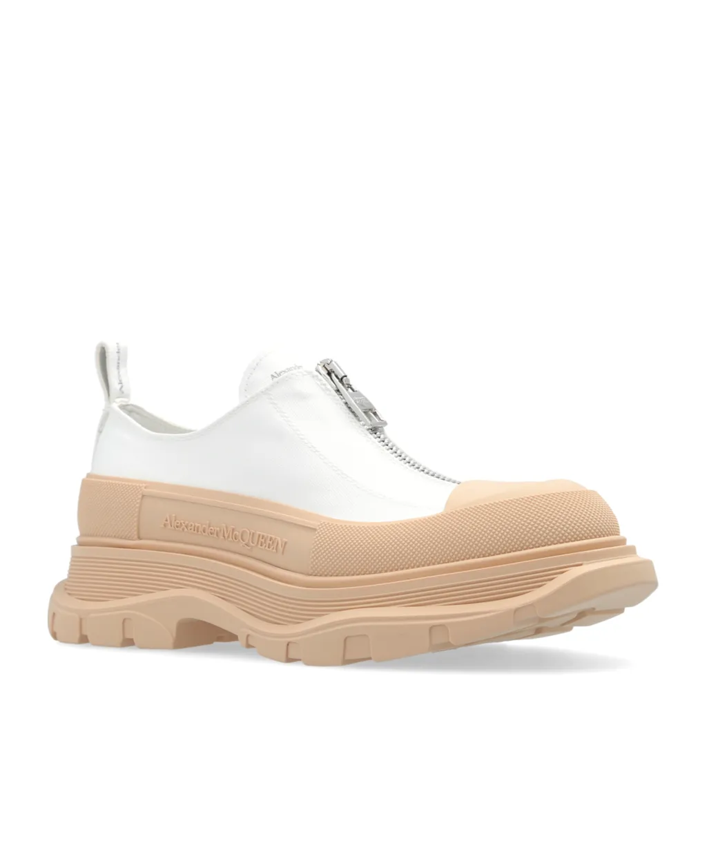 Zipped Platform Sneakers