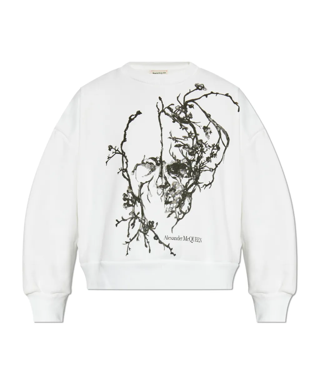 Graphic Printed Crewneck Sweatshirt