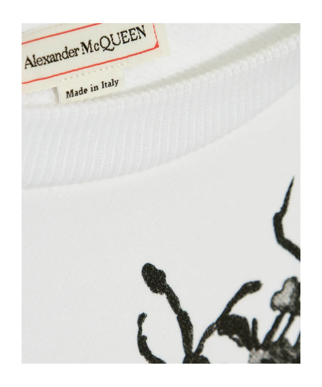 Graphic Printed Crewneck Sweatshirt