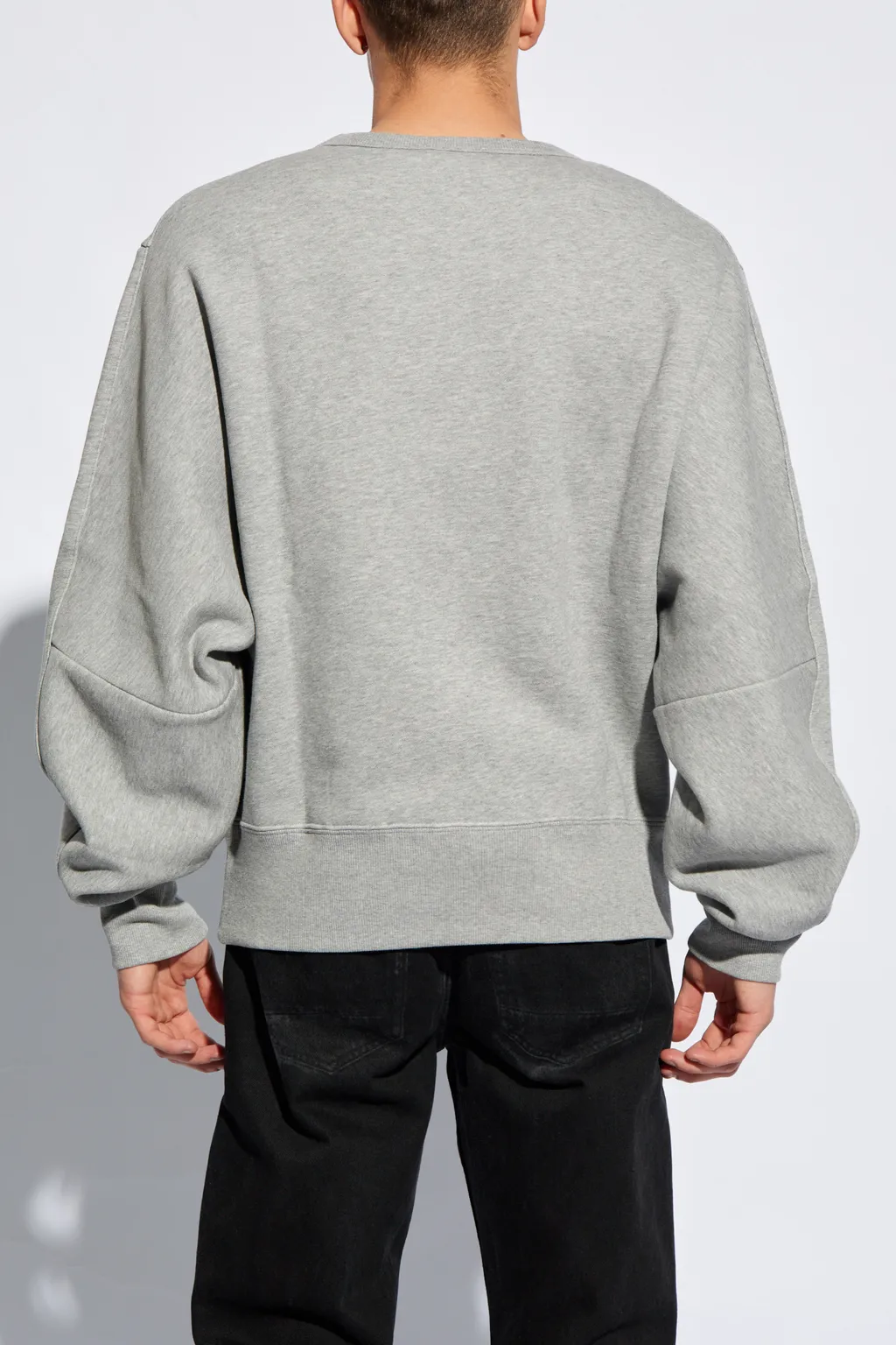 Logo Embroidered Crewneck Sweatshirt