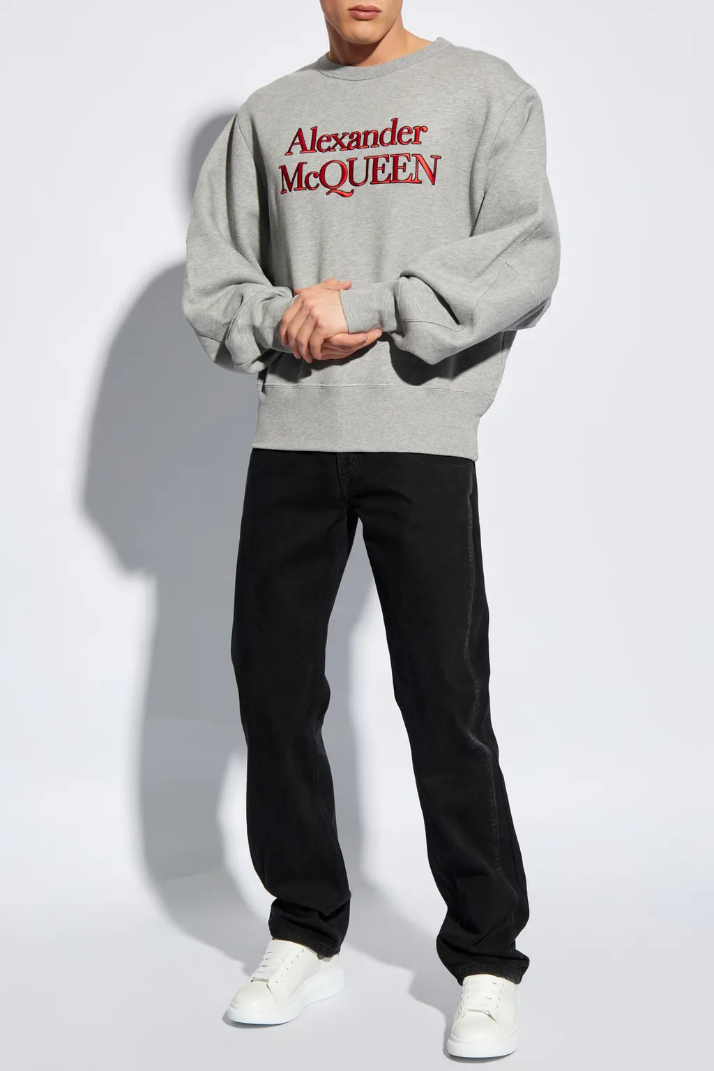 Logo Embroidered Crewneck Sweatshirt