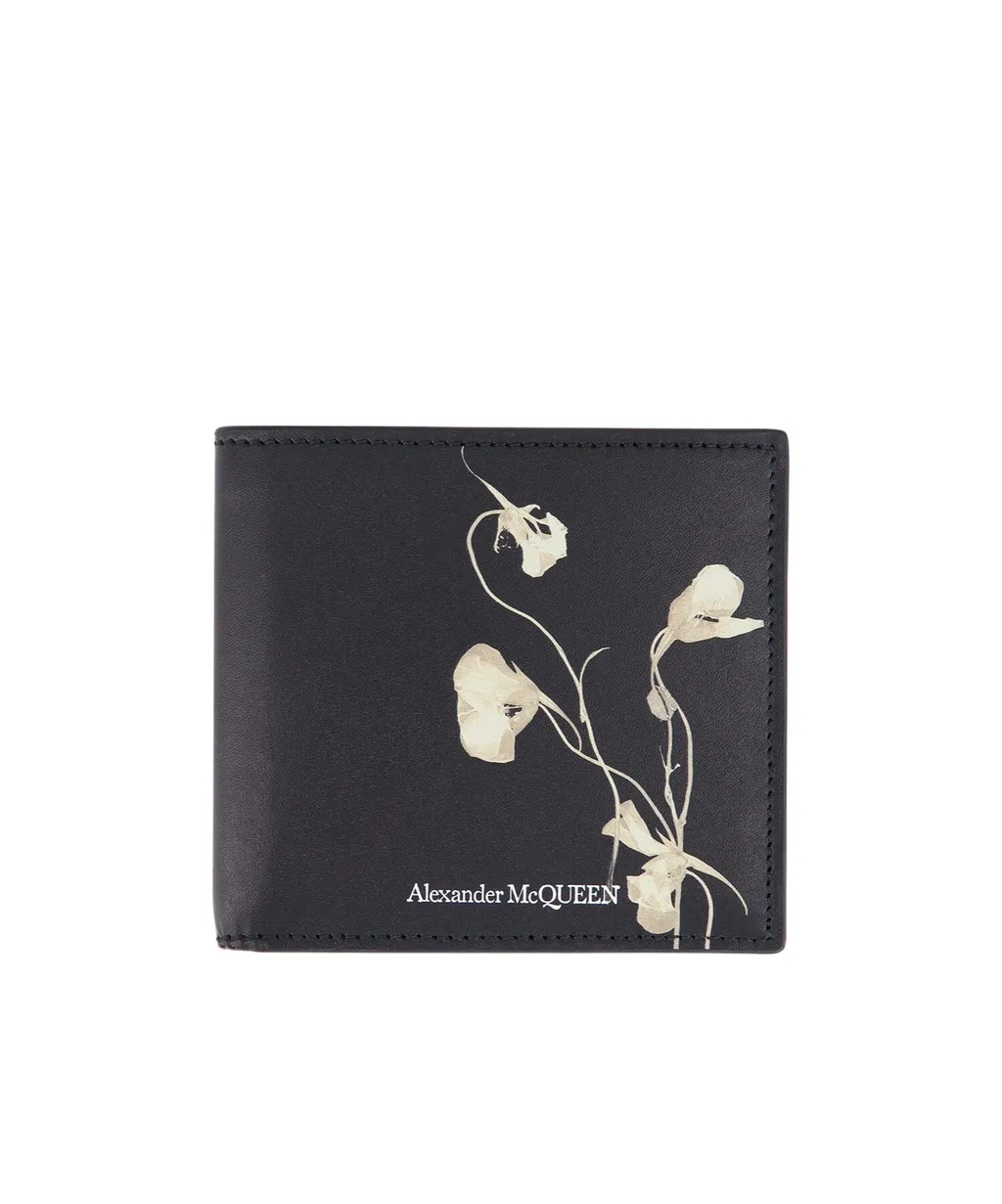 Iris Floral Printed Bi-Fold Wallet