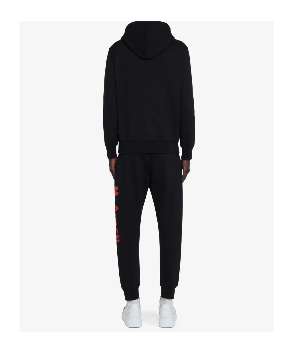 Logo Printed Drawstring Hoodie