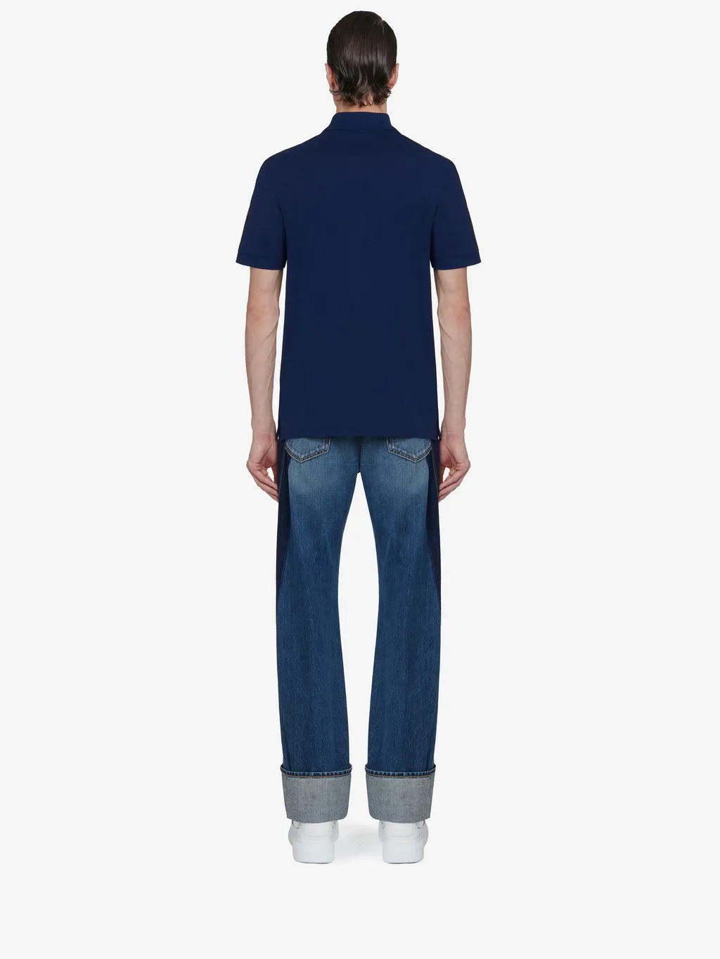 Classic Band-Detailed Polo Shirt