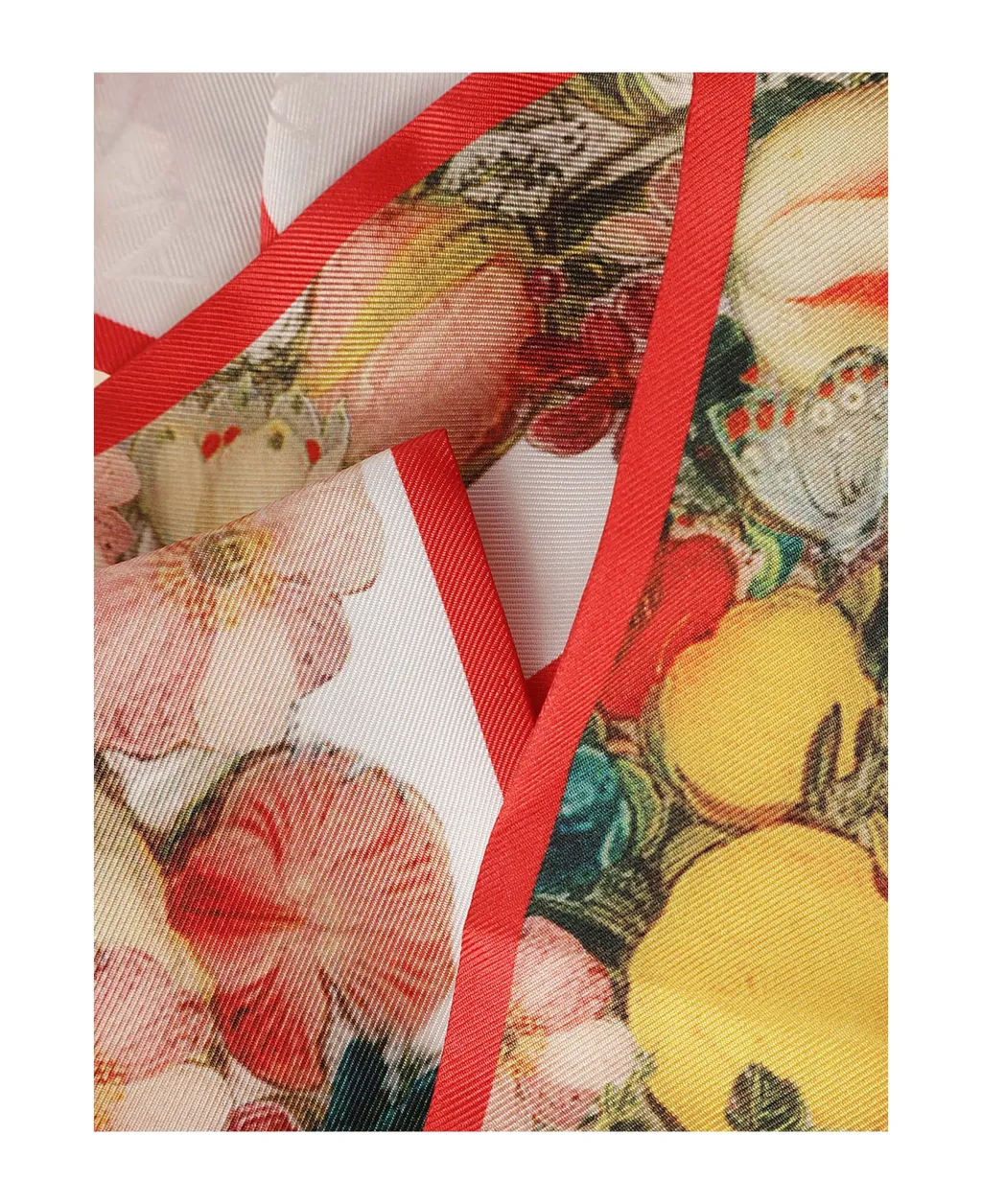 Floral-Jacquard Silk Scarf