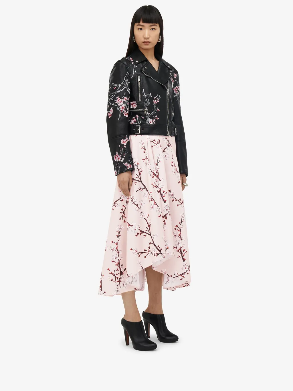 High Heeled Edge Platform Mules