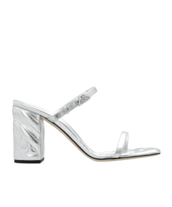 Seal Strap-Detailed Slip-On Mules