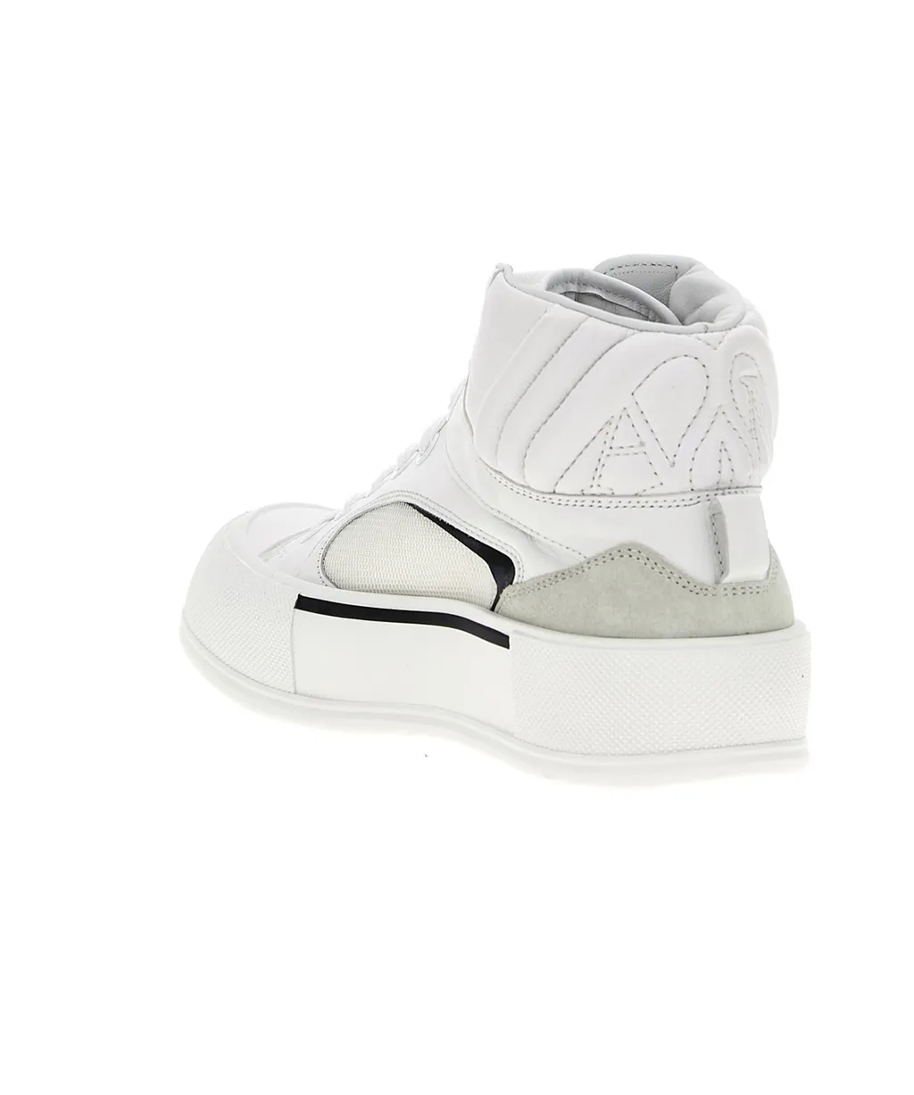 High-Top Laced Sneakers
