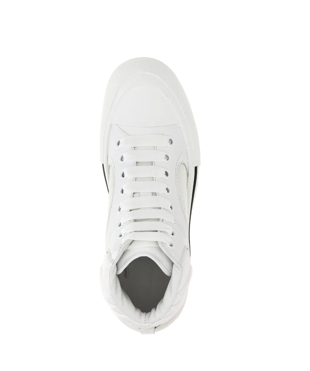 High-Top Laced Sneakers