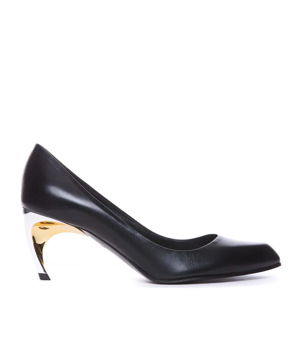 Pointed-Toe Slip-On Pumps