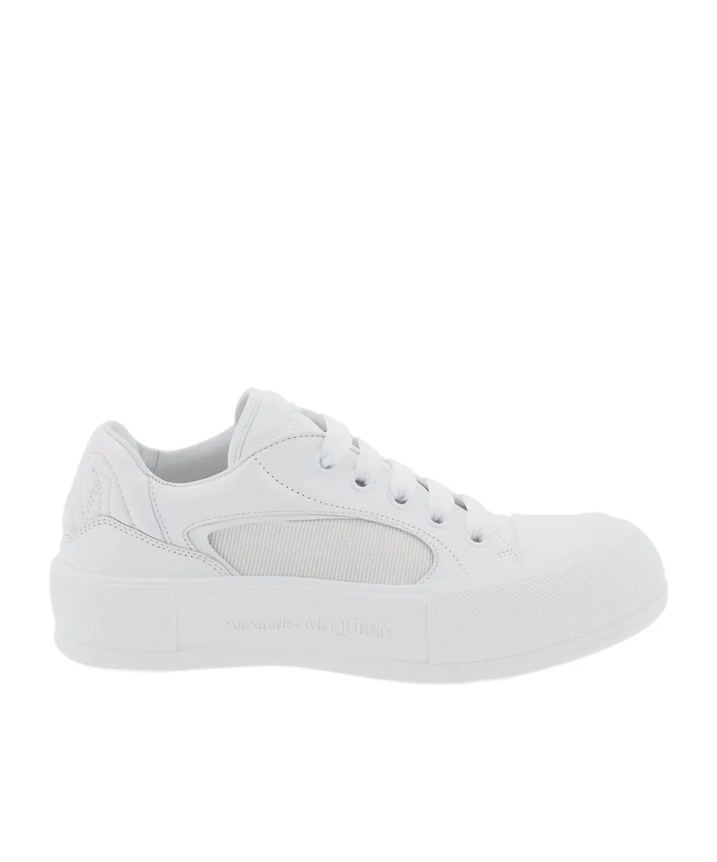Deck Plimsoll Lace-Up Sneakers