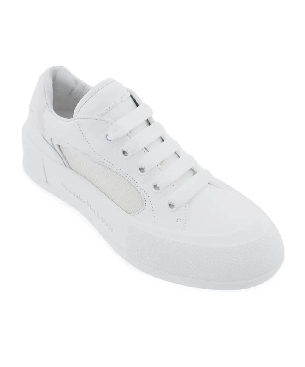 Deck Plimsoll Lace-Up Sneakers