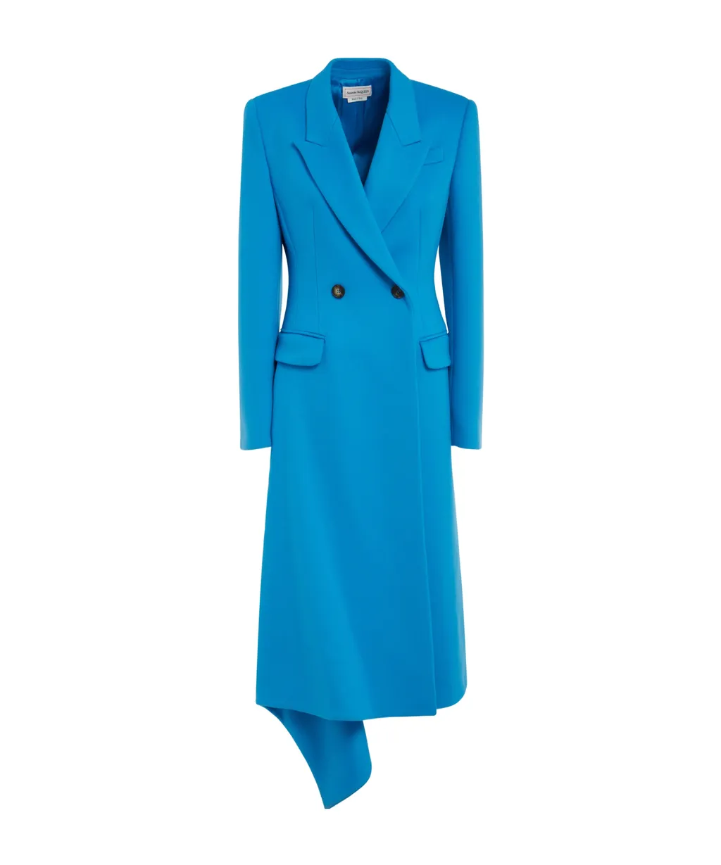 Long-Sleeved Lapel Coat