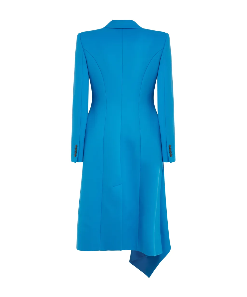 Long-Sleeved Lapel Coat