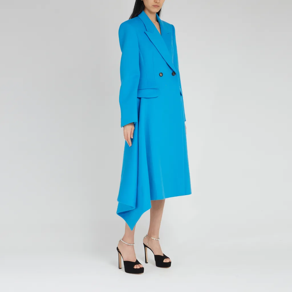 Long-Sleeved Lapel Coat