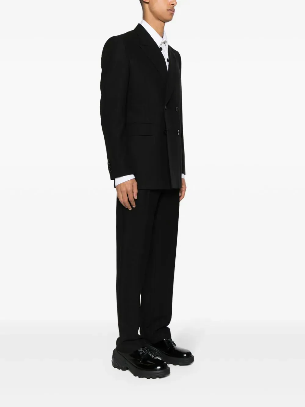 Double-Breasted Tailored Blazer