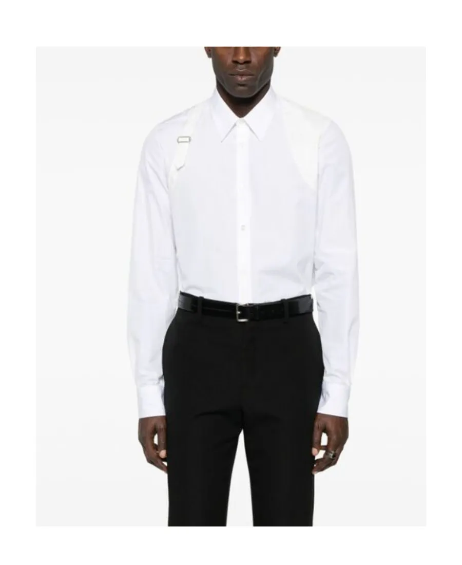 Harness Buckle Detailed Buttoned Shirt