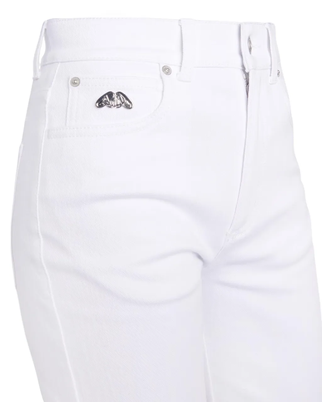 Logo Patch Flared Jeans