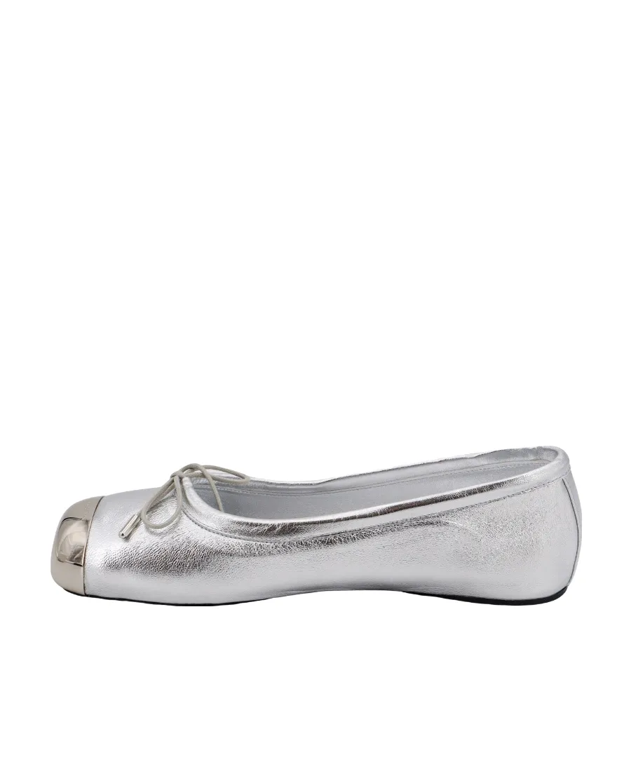 Bow-Detailed Ballerina Flat Shoes