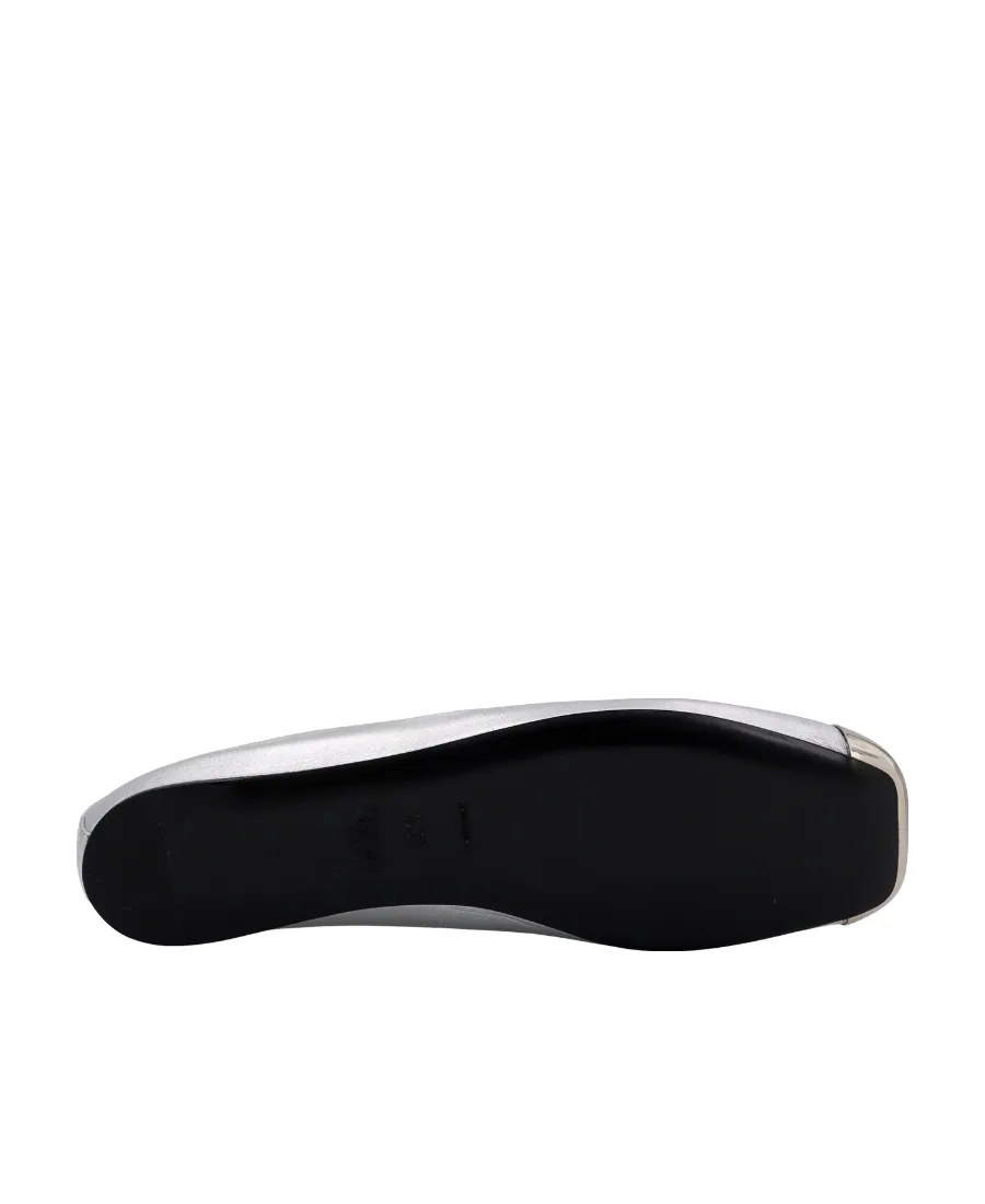 Bow-Detailed Ballerina Flat Shoes