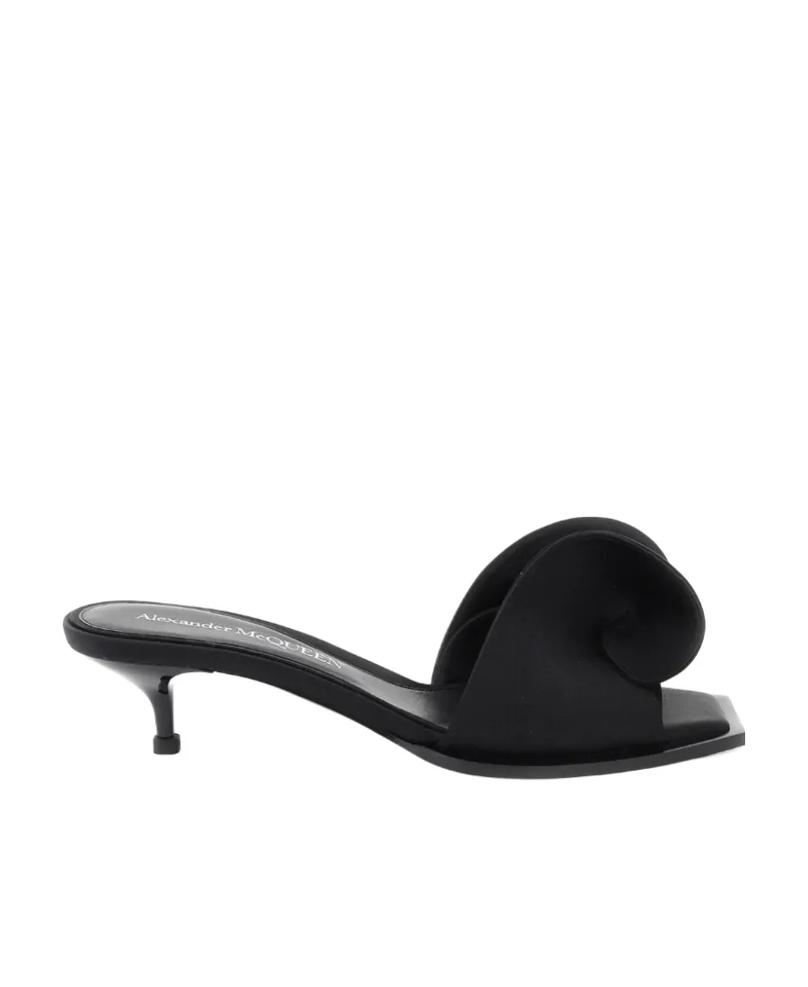 Square-Toe Slip-On Sandals