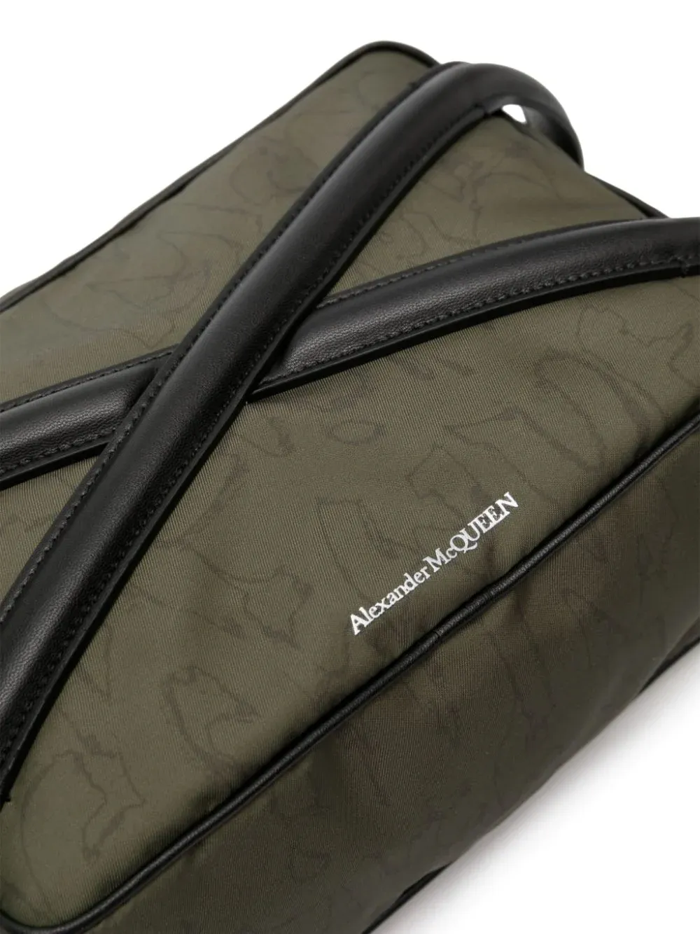 The Harness Logo-Printed Zipped Camera Bag