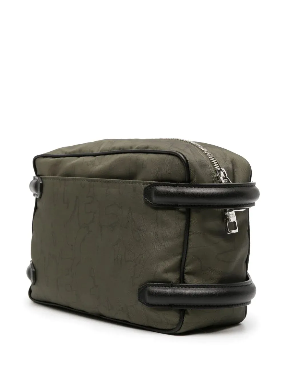 The Harness Logo-Printed Zipped Camera Bag