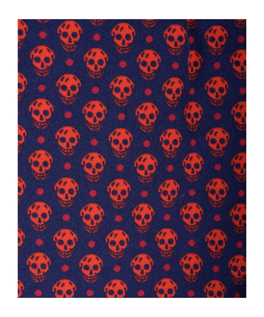 Spotted Skull Printed Swim Shorts