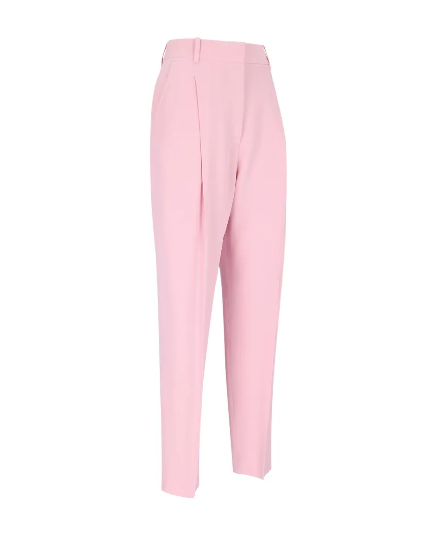 Straight-Leg Tailored Pants