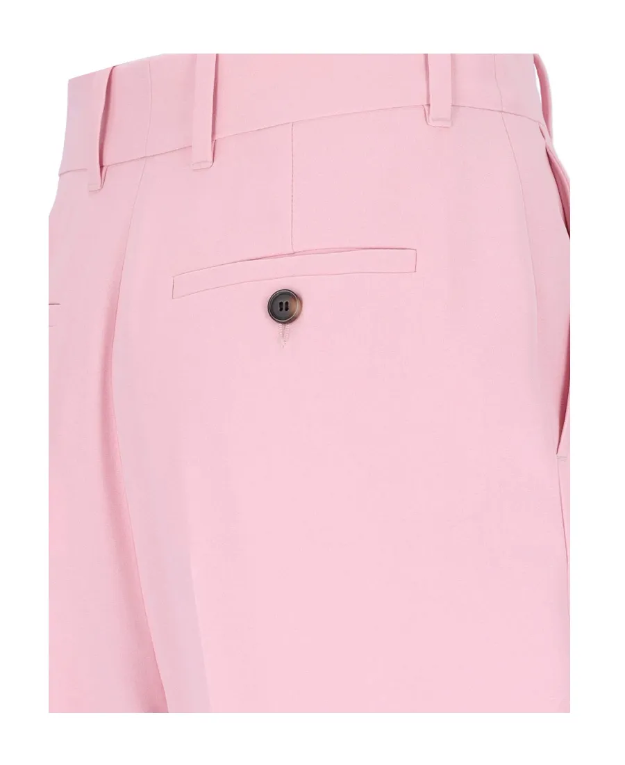 Straight-Leg Tailored Pants