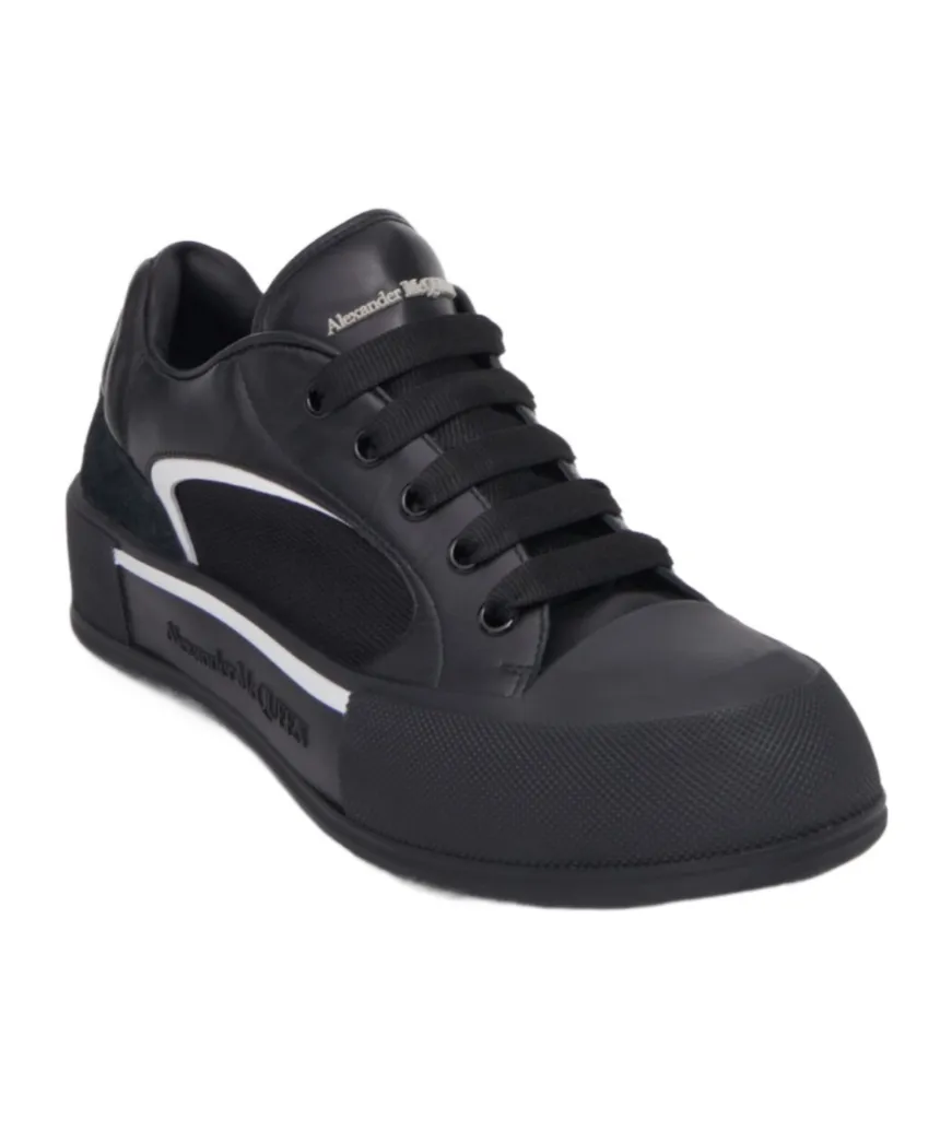Skate Deck Plimsoll Lace-Up Sneakers