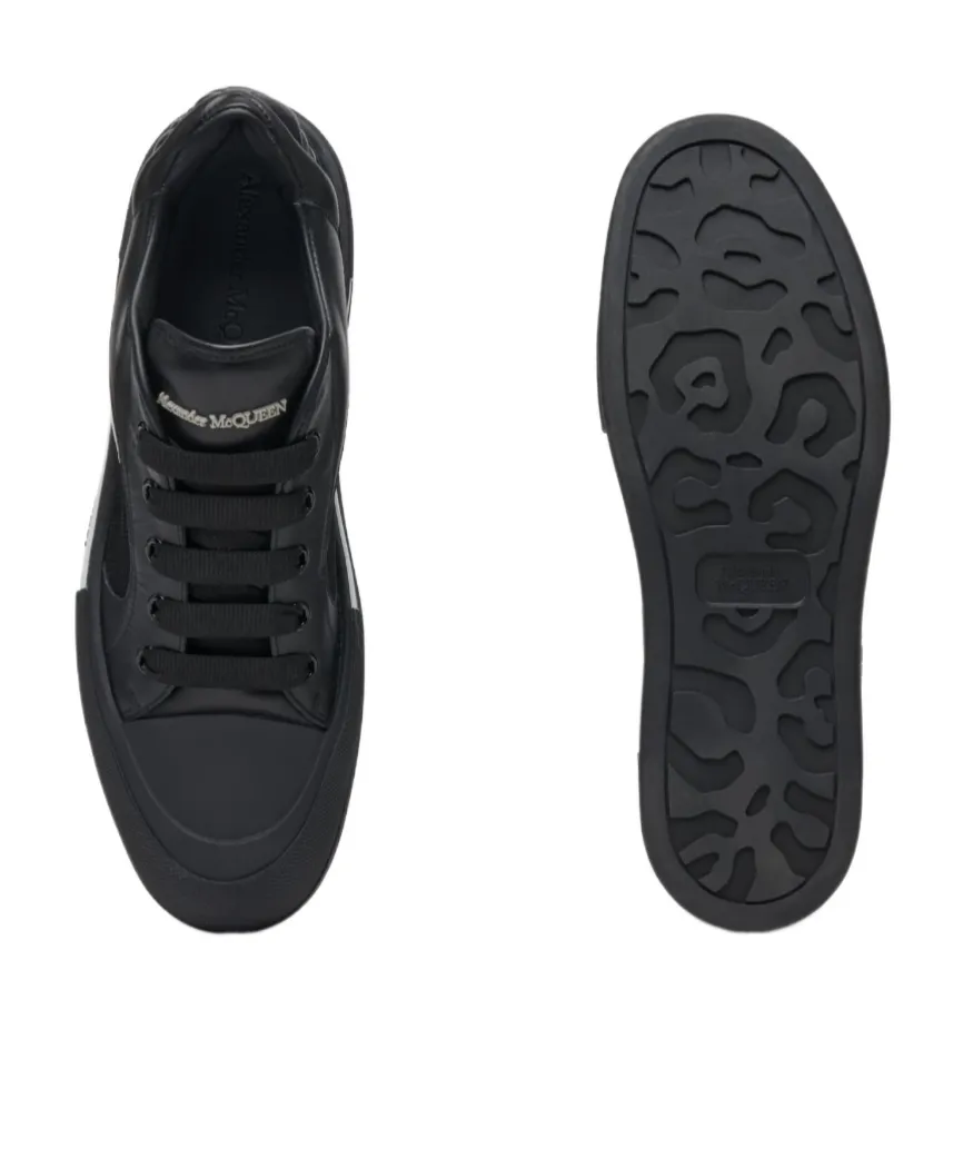 Skate Deck Plimsoll Lace-Up Sneakers