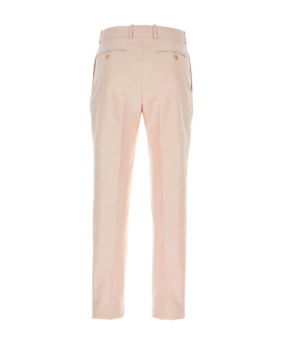Straight-Leg Tailored Pants