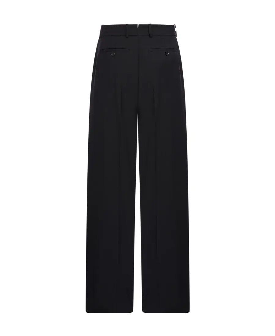 Straight-Leg Tailored Pants