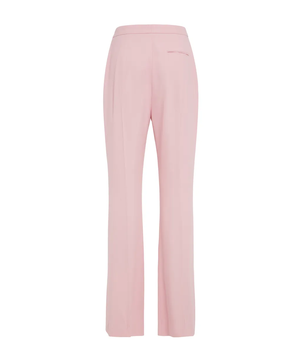 High-Waist Flared Tailored Trousers