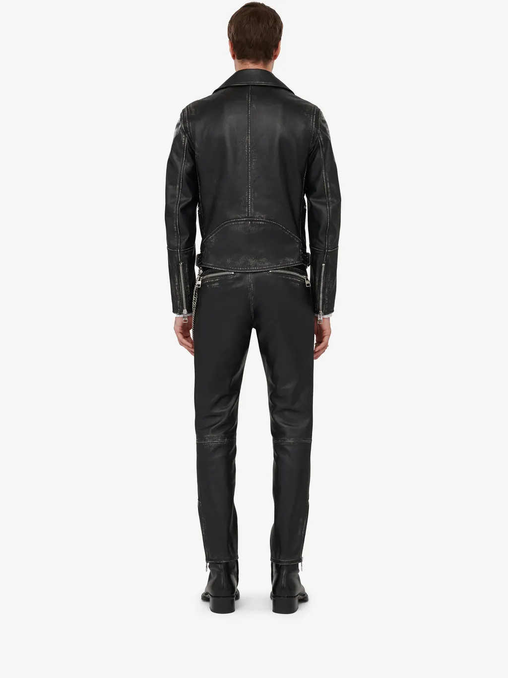 Zipped Leather Jacket