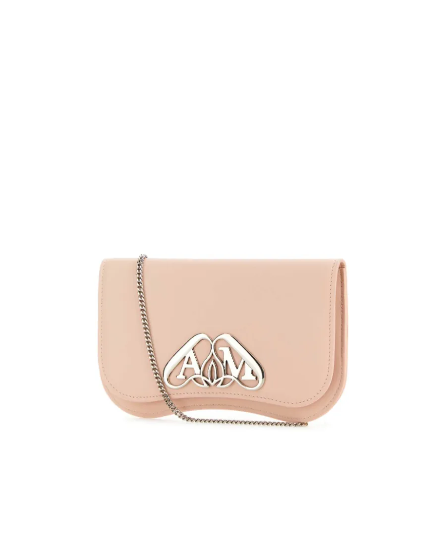 Logo Plaque Foldover Crossbody Bag