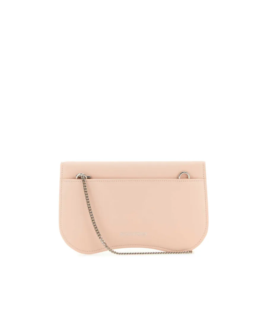 Logo Plaque Foldover Crossbody Bag