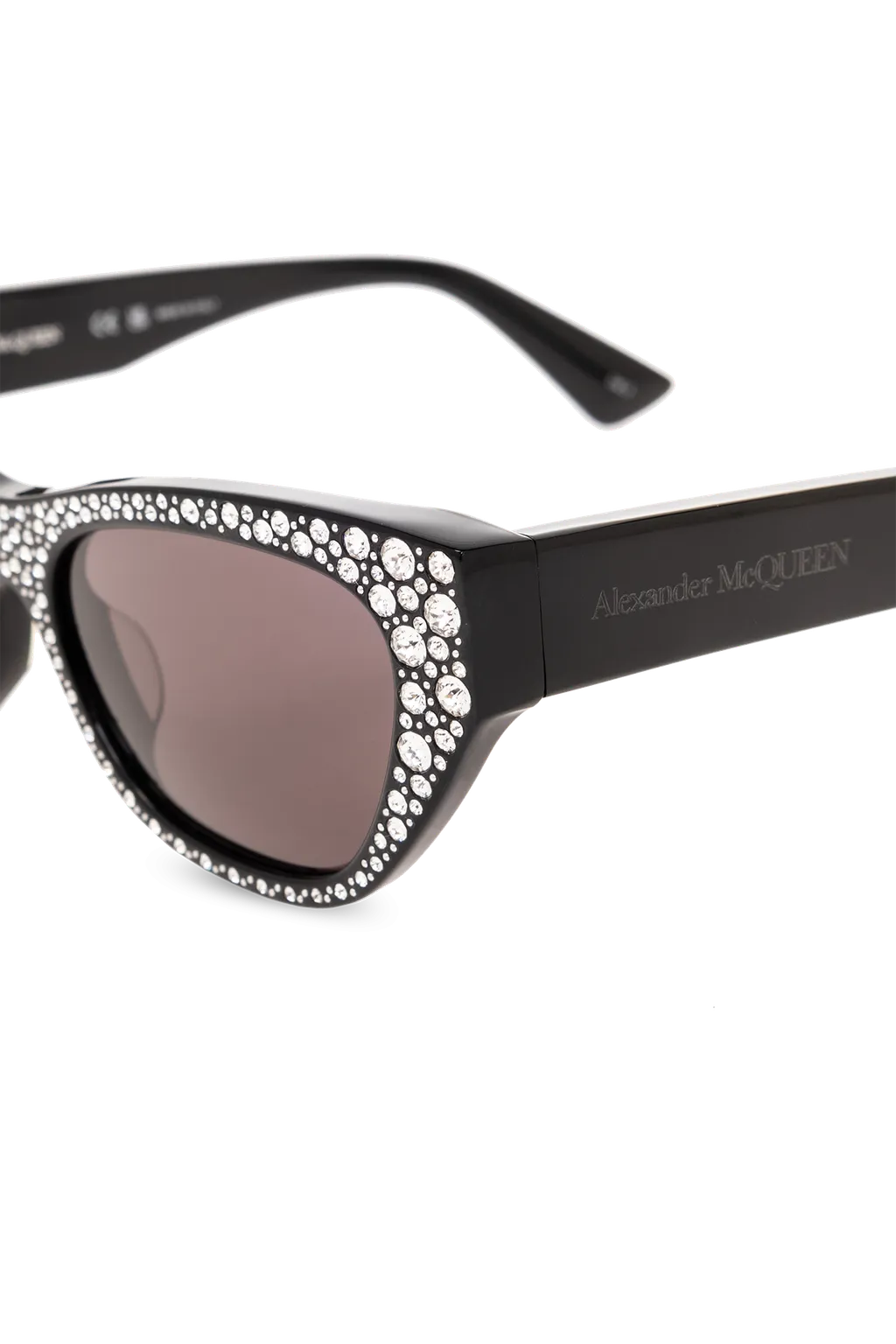 Logo Engraved Cat-Eye Sunglasses