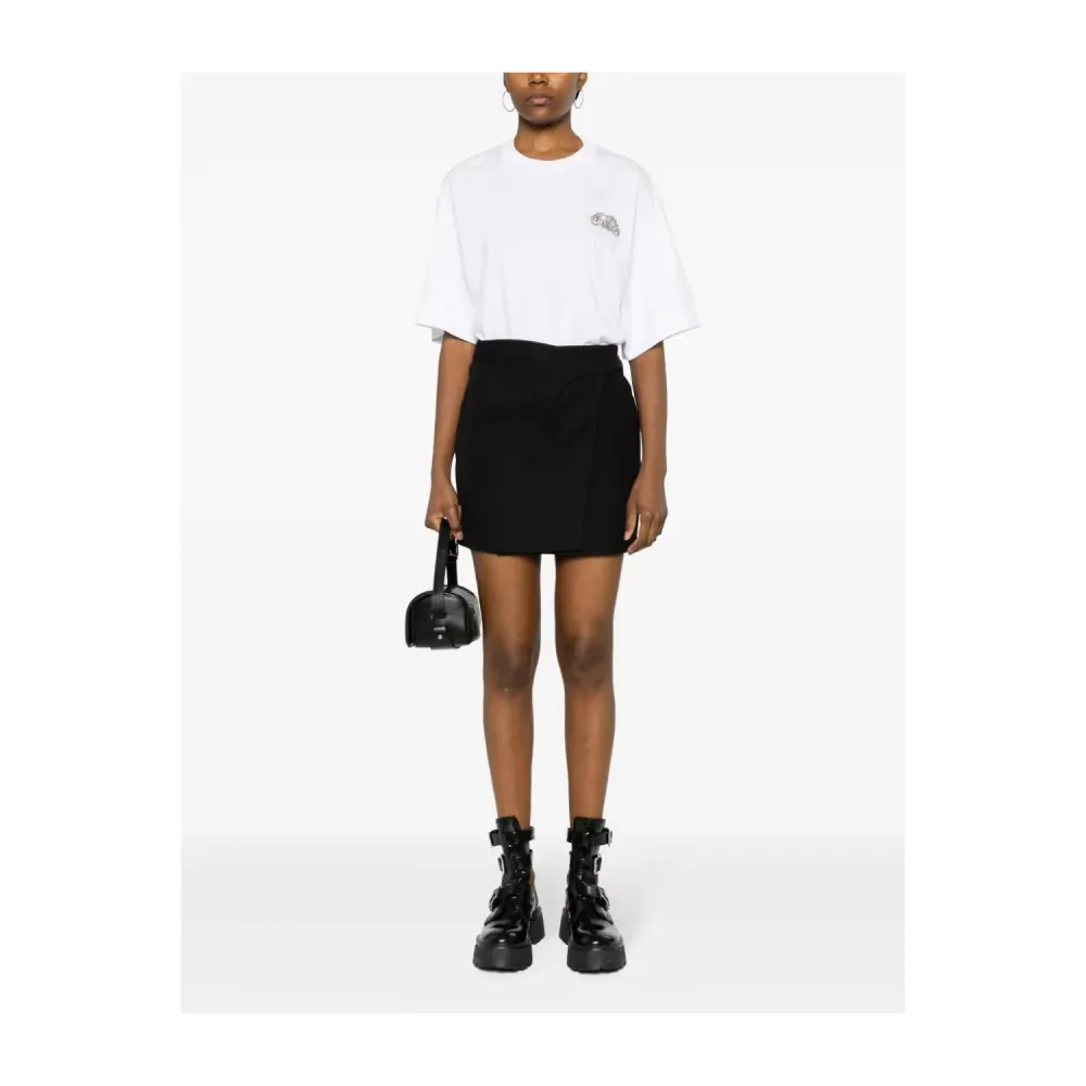 Seal Logo Embroidered Crewneck T-Shirt