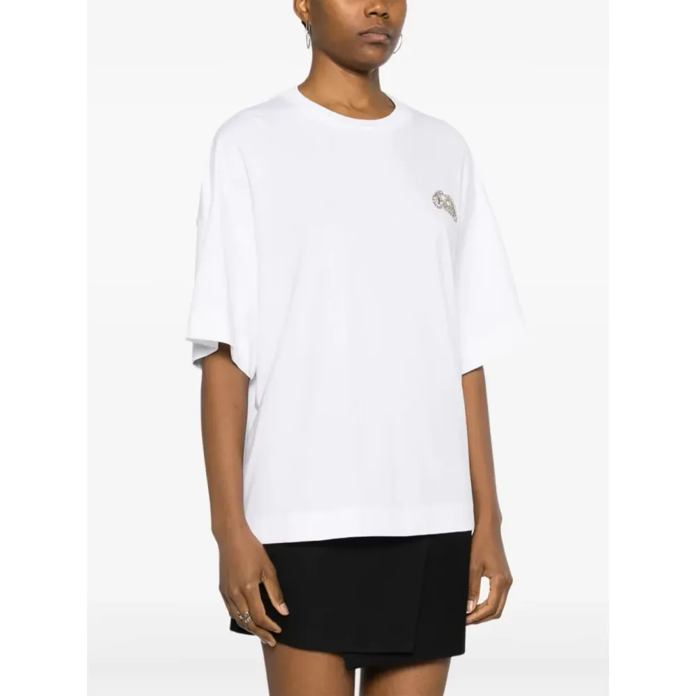 Seal Logo Embroidered Crewneck T-Shirt