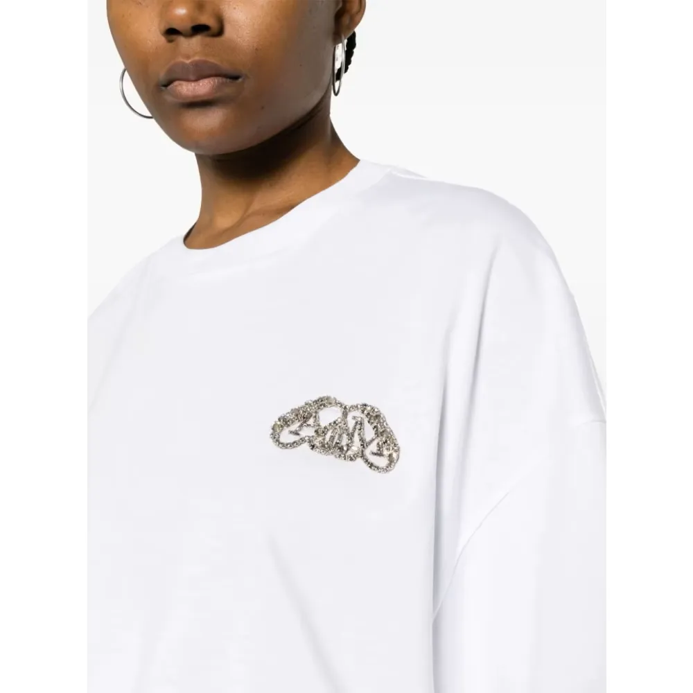 Seal Logo Embroidered Crewneck T-Shirt