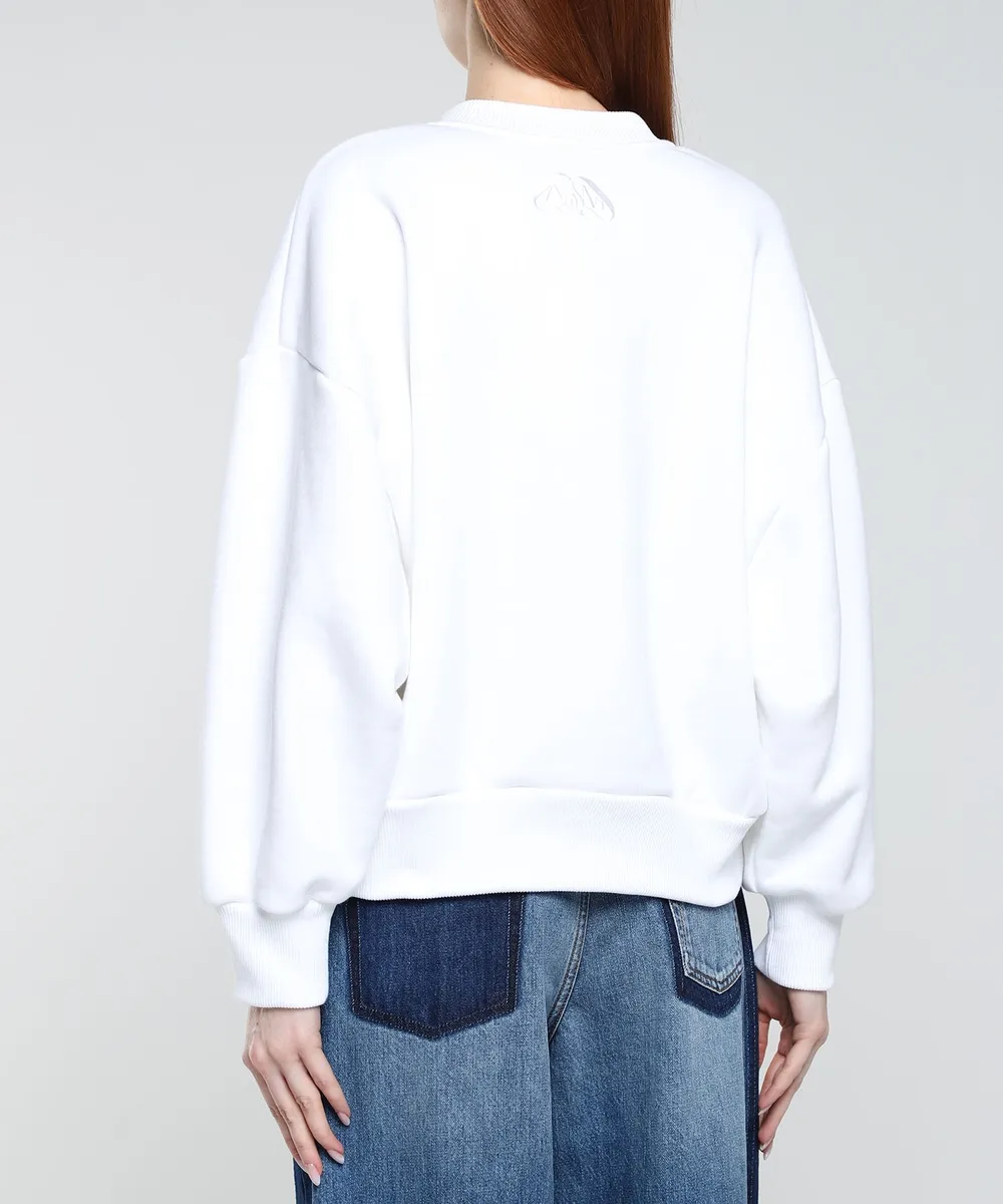 Long-Sleeved Ribbed Sweater
