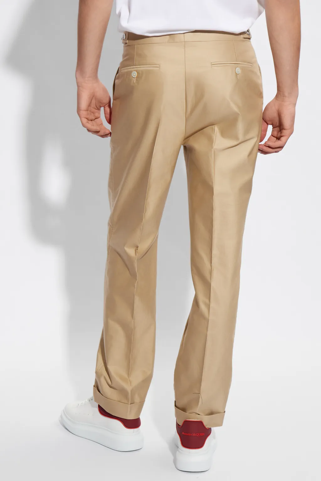 Straight-Leg Tailored Trousers