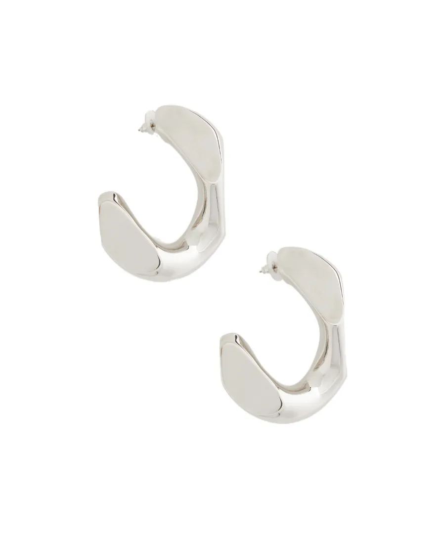 Chain Half-Hoop Earrings