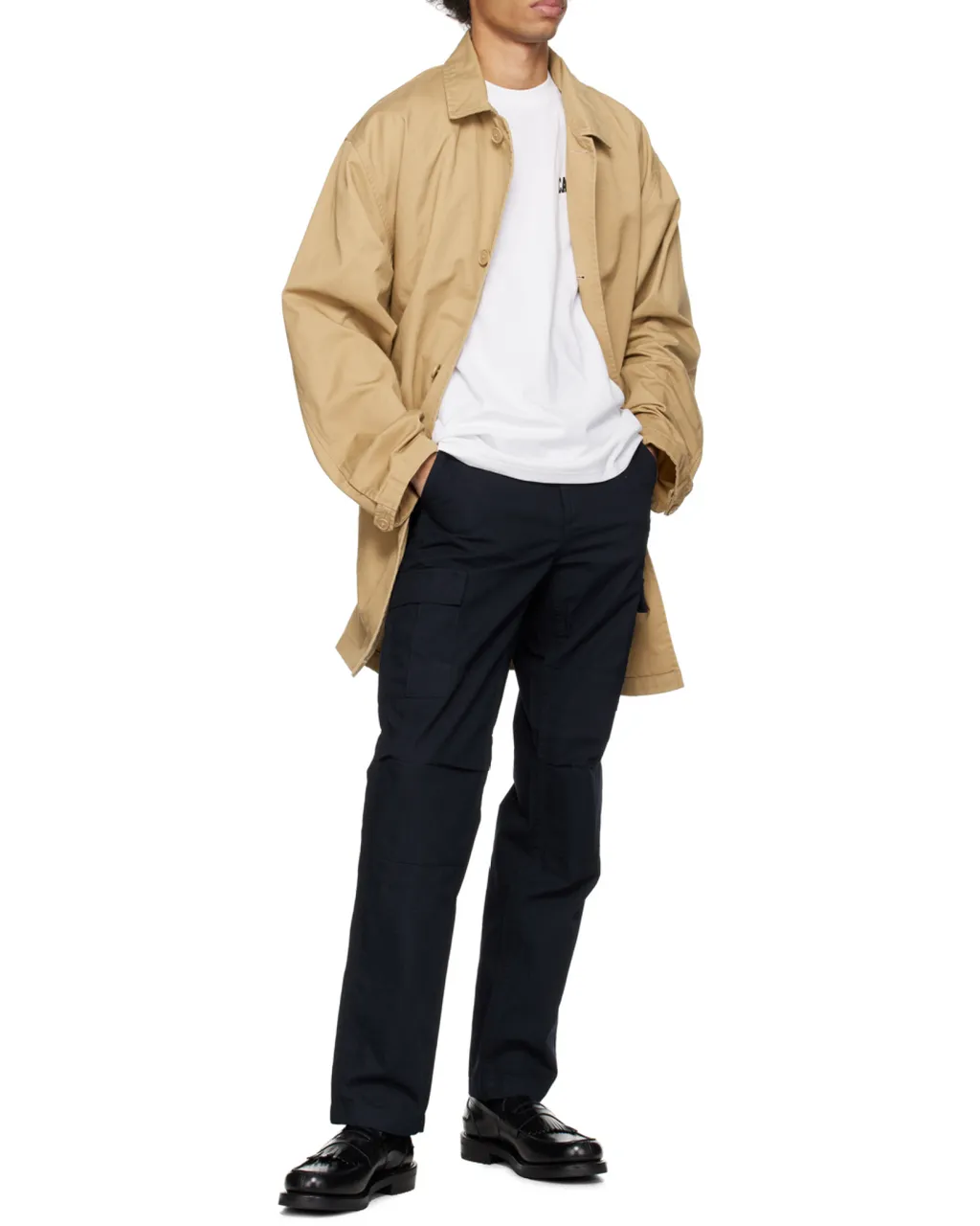 Belt-Loop Casual Pants